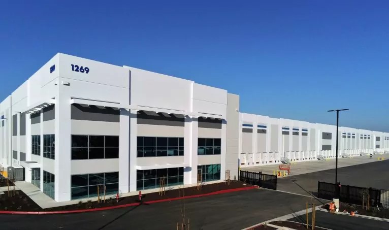 Large warehouse in Danville, CA with fresh paint